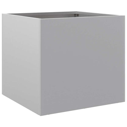 Vasos/floreiras 2 pcs 32x30x29 cm aço galvanizado prateado