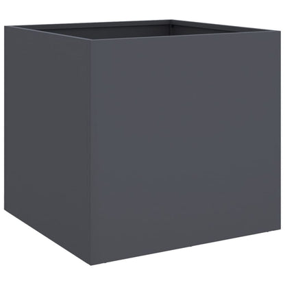 Vaso/floreira 42x40x39 cm aço antracite