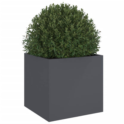 Vaso/floreira 49x47x46 cm aço antracite