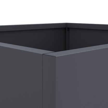 Vaso/floreira 49x47x46 cm aço antracite