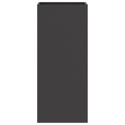 Vaso/floreira 32x29x75 cm aço preto