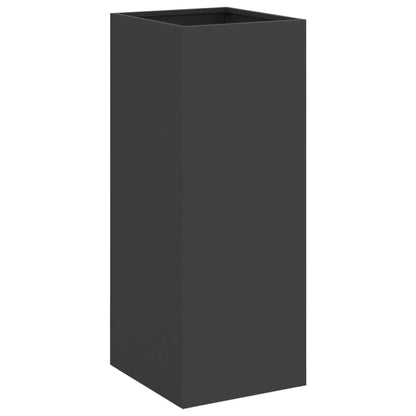 Vaso/floreira 32x29x75 cm aço preto