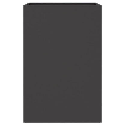 Vaso/floreira 52x48x75 cm aço preto