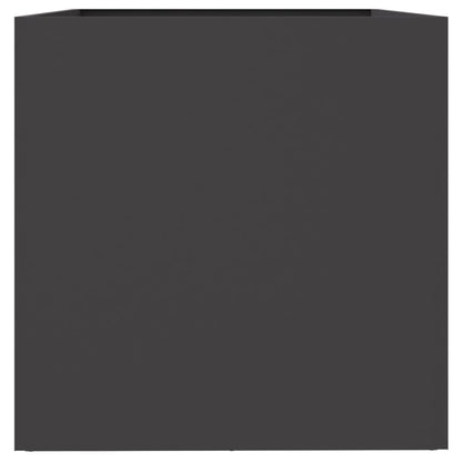 Vaso/floreira 62x40x39 cm aço preto