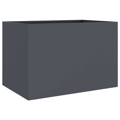 Vaso/floreira 62x40x39 cm aço antracite
