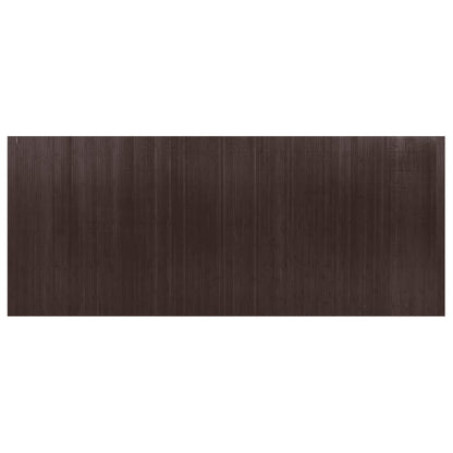 Divisória 165x400 cm bambu castanho-escuro