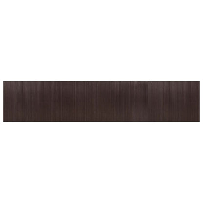 Divisória 165x800 cm bambu castanho-escuro