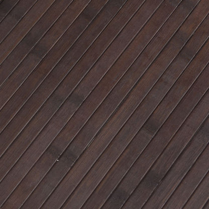 Divisória 165x800 cm bambu castanho-escuro