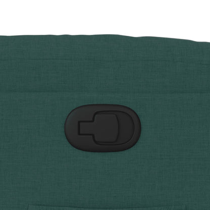 Poltrona reclinável tecido verde-escuro