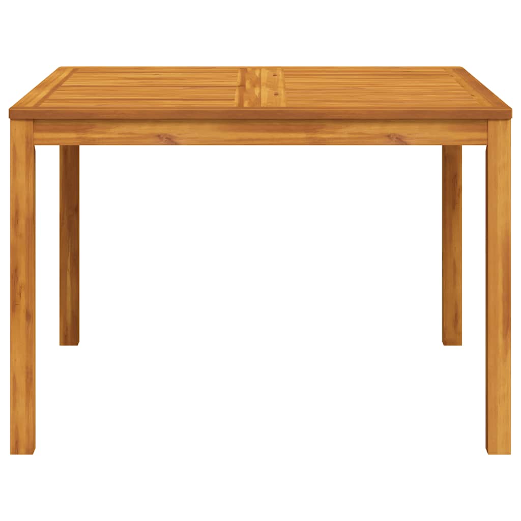 Mesa de jantar p/ jardim 110x110x75 cm madeira de acácia maciça