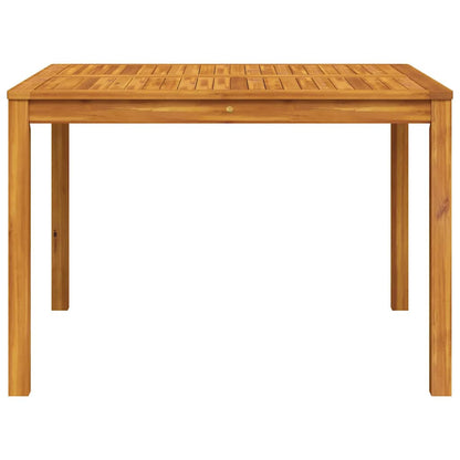 Mesa de jantar p/ jardim 110x110x75 cm madeira de acácia maciça