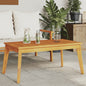 Mesa de jantar p/ jardim 100x55x45 cm madeira de acácia maciça