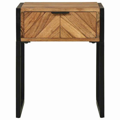 Armário de Cabeceira com gaveta Castanho 40 x 35 x 50 cm