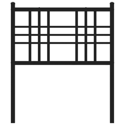 Cabeceira de cama 75 cm metal preto