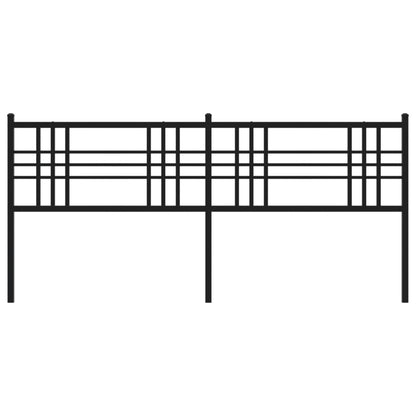 Cabeceira de cama 193 cm metal preto