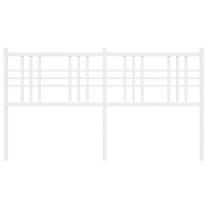 Cabeceira de cama 160 cm metal branco
