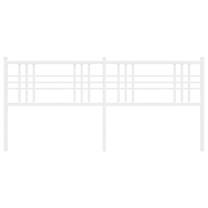 Cabeceira de cama 193 cm metal branco