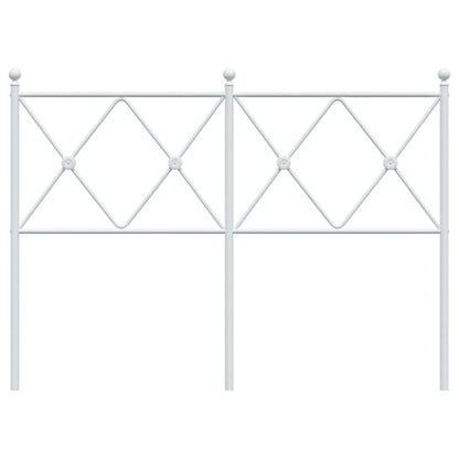 Cabeceira de cama 120 cm metal branco