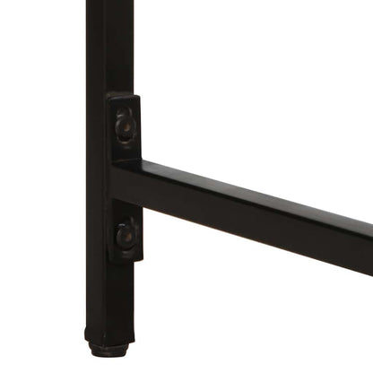 Mesa de jantar 140x70x75 cm madeira de mangueira maciça áspera