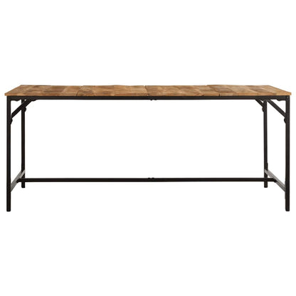 Mesa de jantar 180x90x75 cm madeira de mangueira maciça
