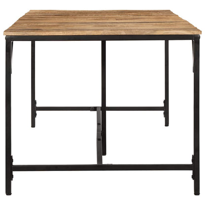 Mesa de jantar 220x90x75 cm madeira de mangueira maciça áspera