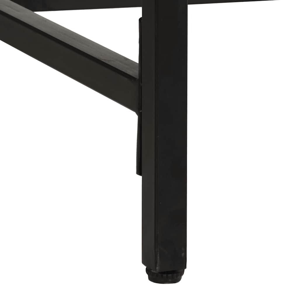 Mesa de jantar 220x90x75 cm madeira de mangueira maciça áspera