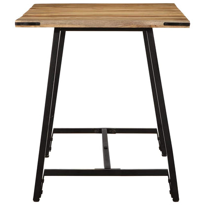 Mesa de jantar 140x70x75 cm madeira de mangueira maciça