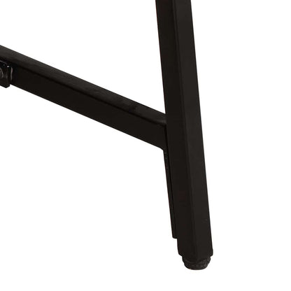 Mesa de jantar 140x70x75 cm madeira de mangueira maciça