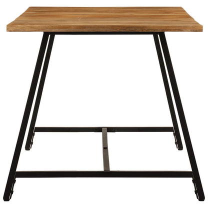 Mesa de jantar 160x80x75 cm madeira de mangueira maciça