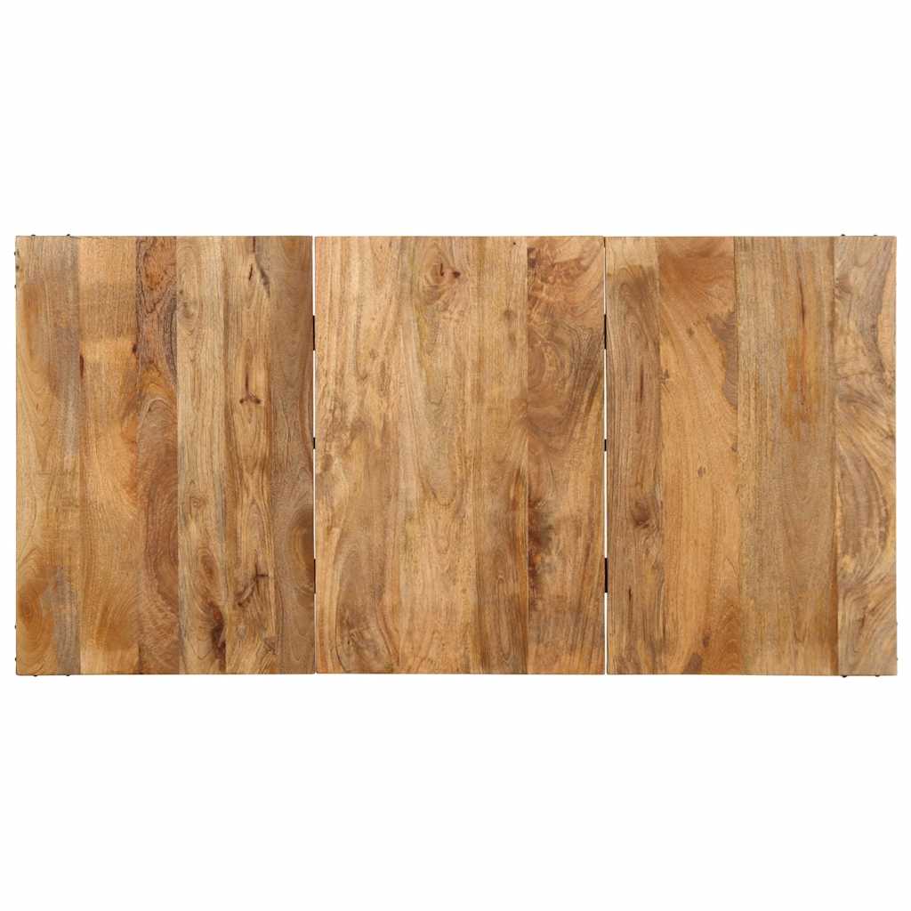 Mesa de jantar 160x80x75 cm madeira de mangueira maciça