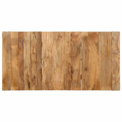 Mesa de jantar 160x80x75 cm madeira de mangueira maciça