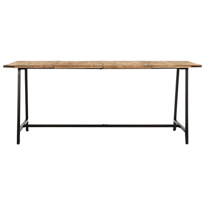 Mesa de jantar 180x90x75 cm madeira de mangueira maciça