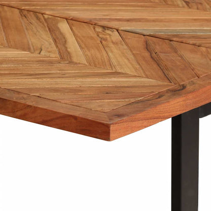 Mesa de jantar 180x90x75 cm madeira de acácia maciça