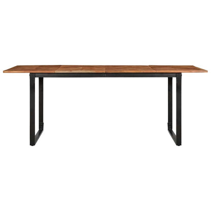 Mesa de jantar 200x100x75 cm Madeira maciça de Acácia