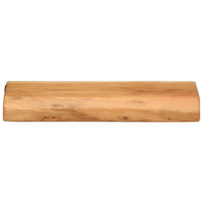 Prateleiras parede 2 pcs 30x20x3,5 cm madeira de acácia maciça