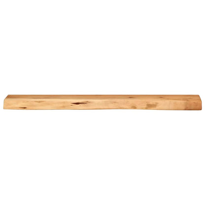 Prateleiras parede 2 pcs 80x20x3,5 cm madeira de acácia maciça