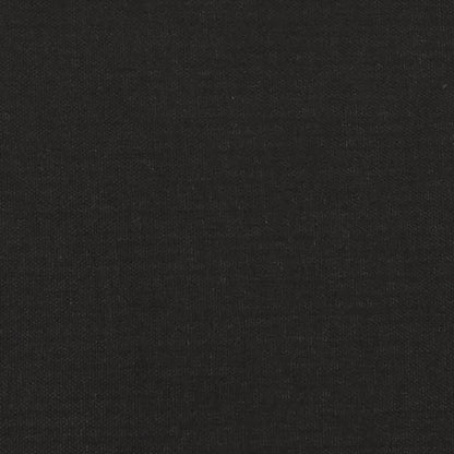 Sofá-cama de 2 lugares tecido preto