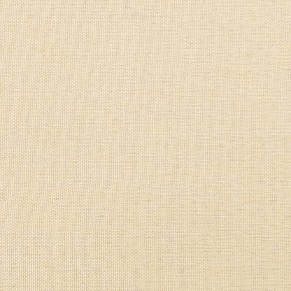 Sofá-cama de 2 lugares tecido cor creme