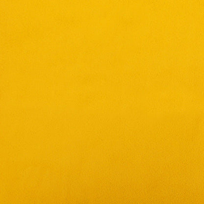 Sofá-cama de 2 lugares veludo amarelo