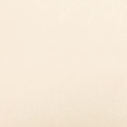 Sofá-cama de 2 lugares veludo cor creme