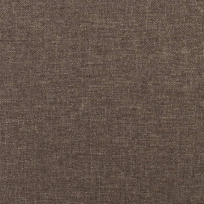 Sofá-cama de 2 lugares tecido cinzento-acastanhado