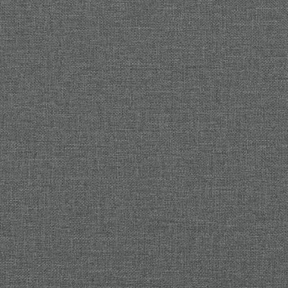 Sofá-cama 2 lugares com duas almofadas tecido cinzento-escuro