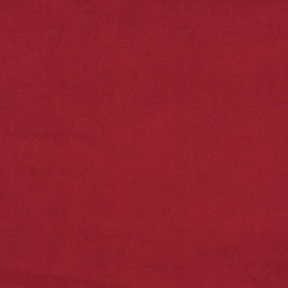 Sofá-cama 2 lugares com duas almofadas veludo vermelho tinto