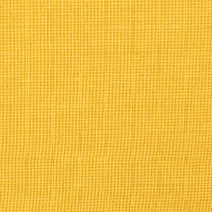 Sofá-cama de 2 lugares tecido amarelo
