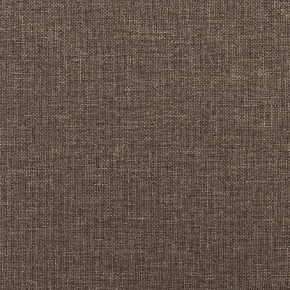 Sofá-cama de 2 lugares tecido cinzento-acastanhado