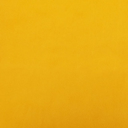 Sofá-cama de 2 lugares veludo amarelo