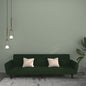 Sofá-cama de 2 lugares veludo verde-escuro