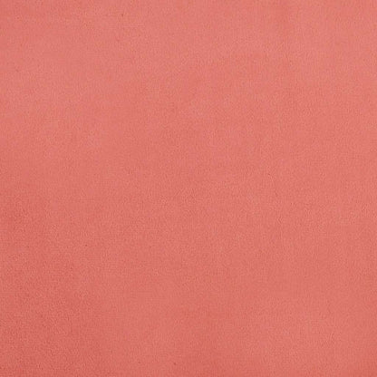 Sofá-cama de 2 lugares veludo rosa