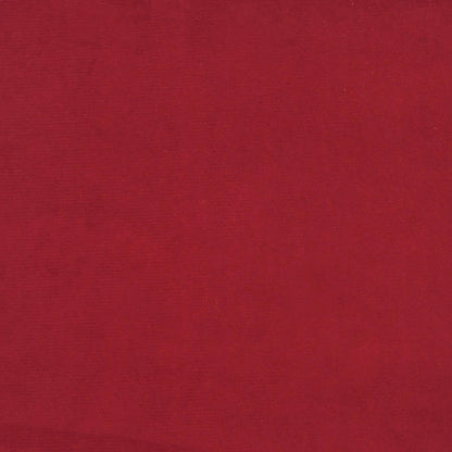 Sofá-cama de 2 lugares veludo vermelho tinto