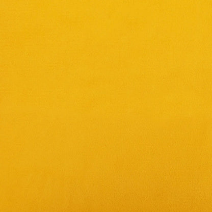 Sofá-cama de 2 lugares veludo amarelo